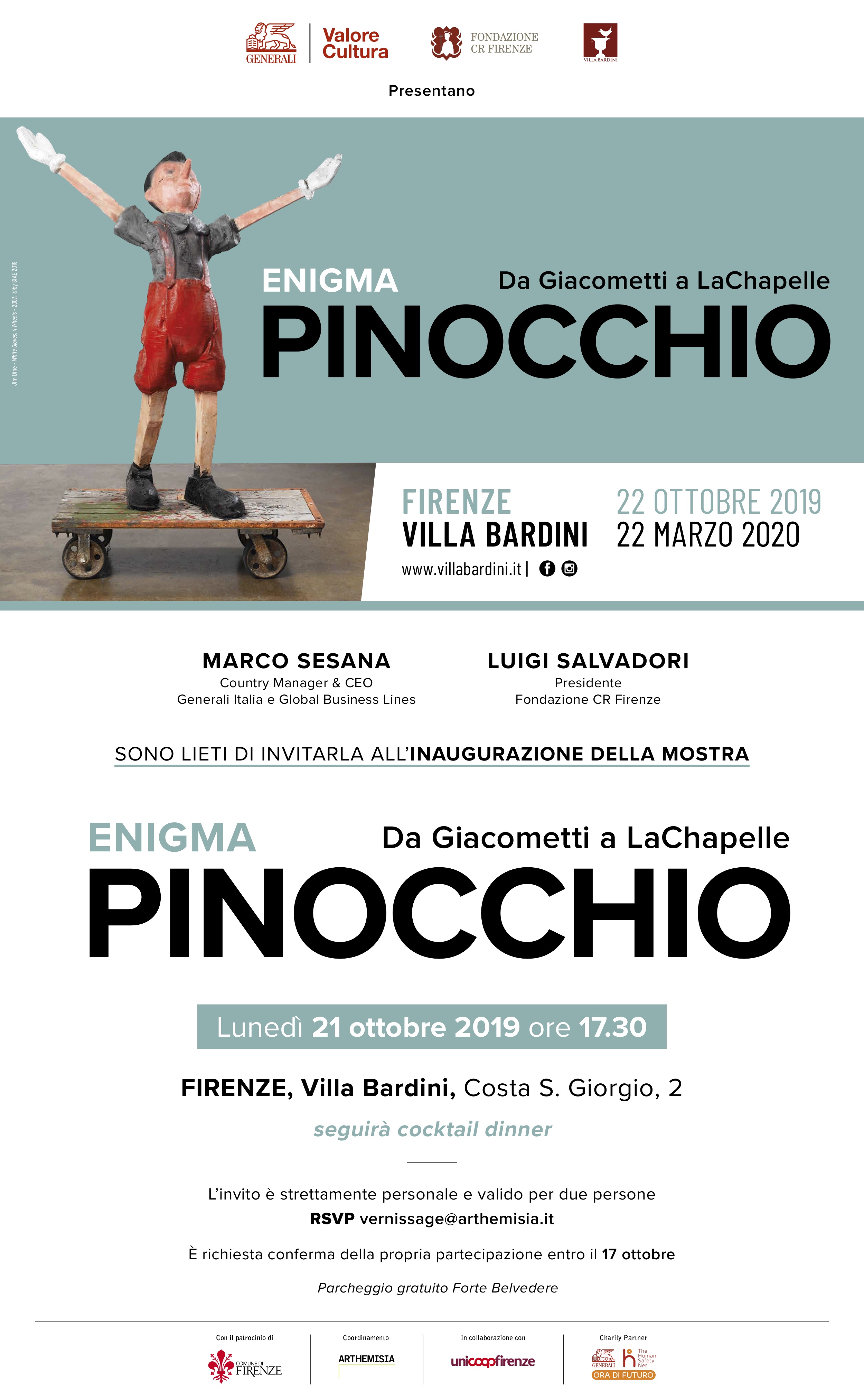 Flyer for Enigma Pinocchio