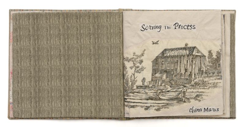 An image of a Book titled Serving the Process by artist China Marks